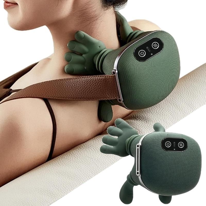 Massageador elétrico portátil pescoço calmante intensidade de 3 velocidades + aquecimento infravermelho — análise em Produtos Review Online