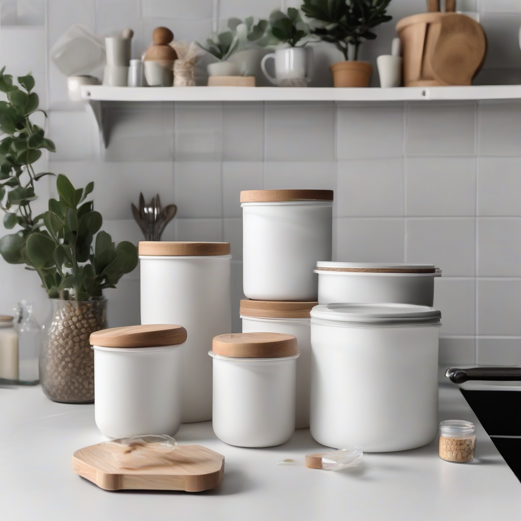 kit jogo de 11 peças + 1 Jarra com Tampa coisa de cozinha Potes Plásticos Vedação Alimentos — análise em Produtos Review Online