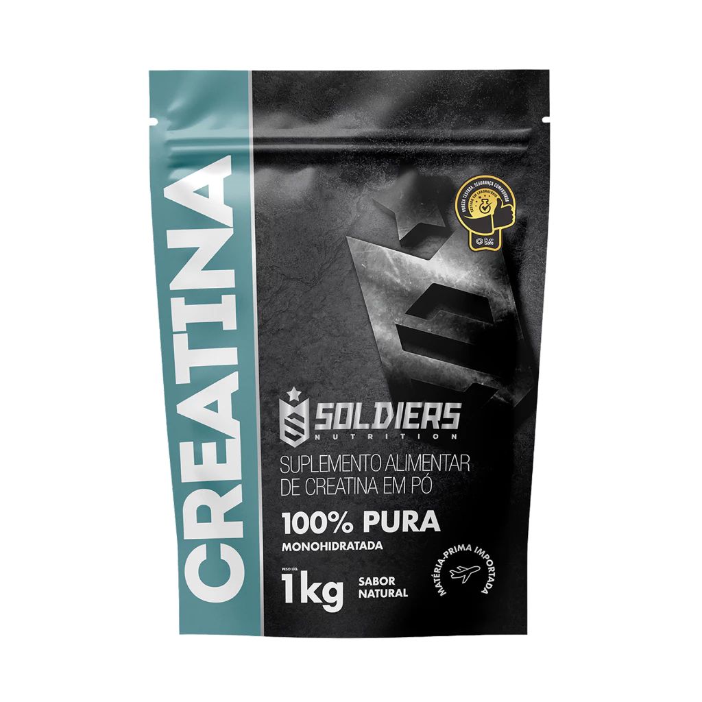 Creatina Suplemento Monohidratada em Pó 100% Pura Importada - Soldiers Nutrition — análise em Produtos Review Online