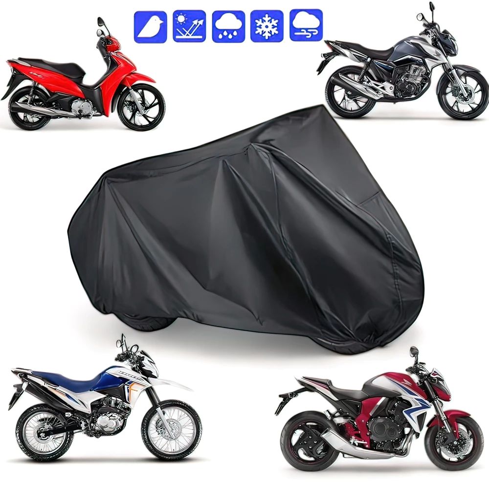 Capa de Cobrir Moto em Couro Forrada Impermeável Anti-Uv Protetora Anti-Risco — análise em Produtos Review Online