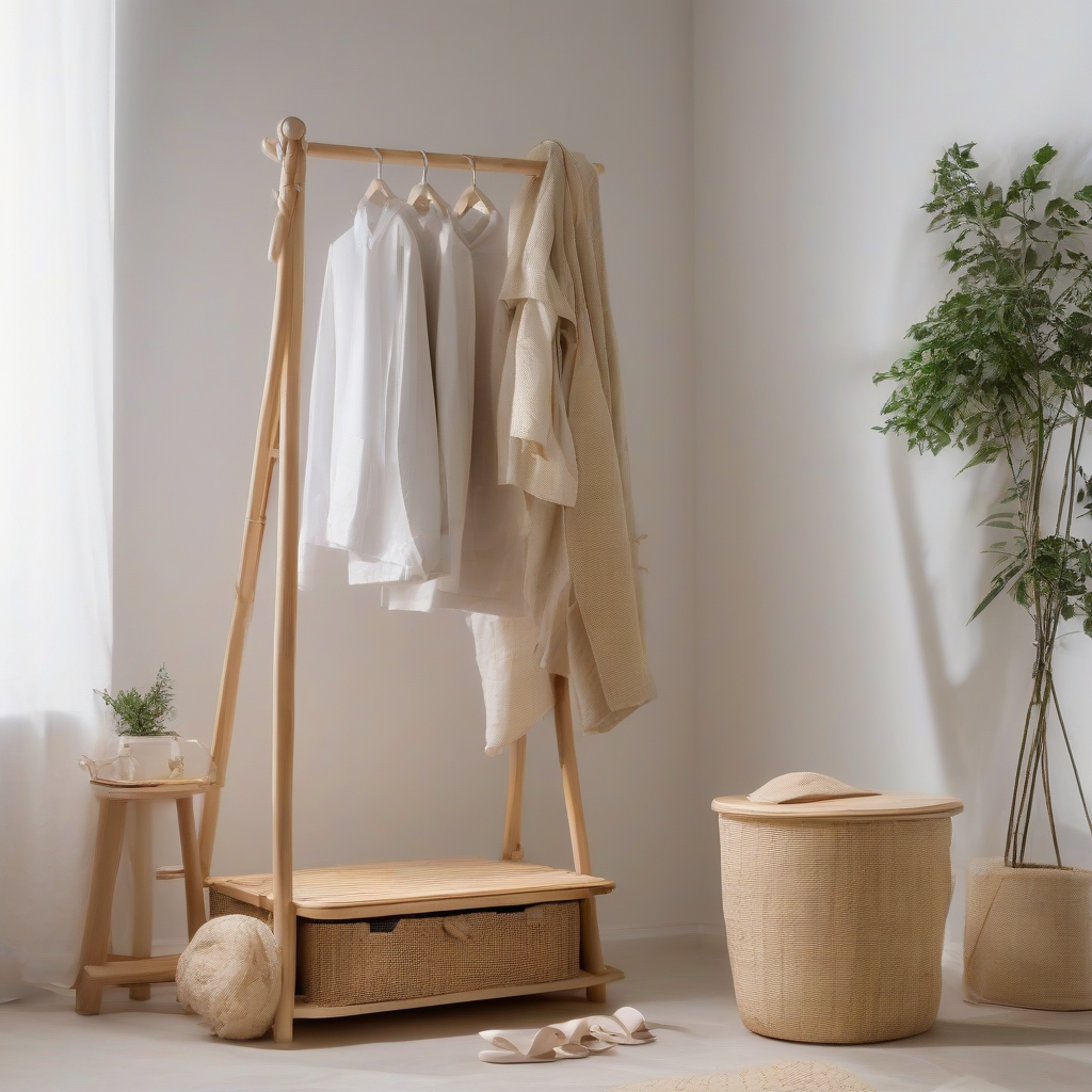 Cesto De Roupa Suja Bambu 72 Litros Lavanderia Com Tampa e Alças Forrado Grande Organizador Banheiro — análise em Produtos Review Online
