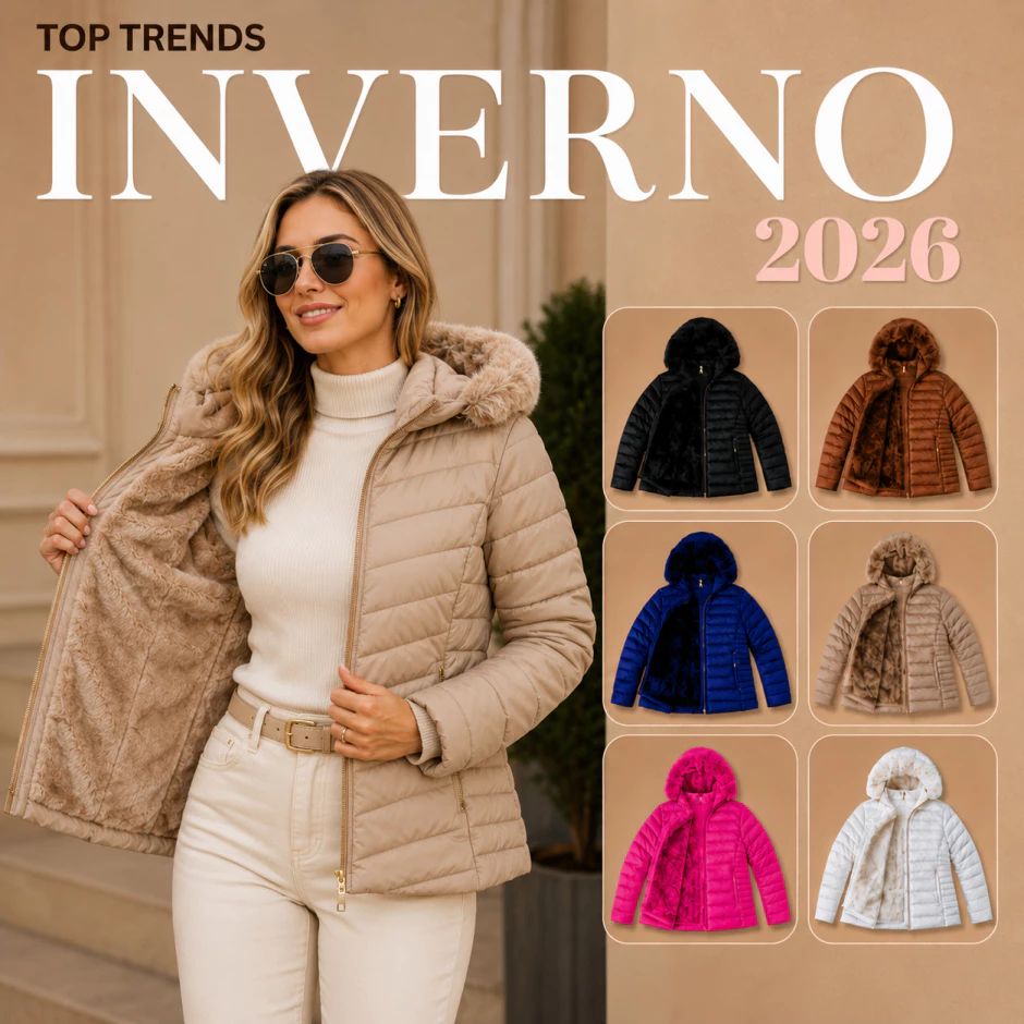 Jaqueta Bobojaco Forrada Puffer Feminina Inverno Capuz Removivel Impermeavel Frio Peluciada — análise em Produtos Review Online