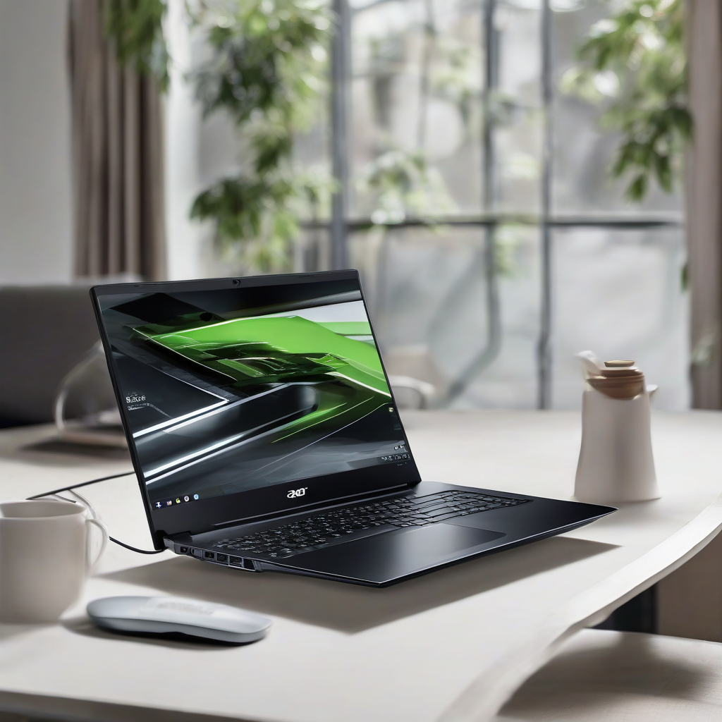 Ilustração editorial: Notebook Acer Aspire Go 15 AG15-71P-5939 - Intel Core i5-13420H 13ª Geração • 8GB DDR5 • 256GB SSD NVMe • Tela 15,6' • Windows 11 Home — análise em Produtos Review Online