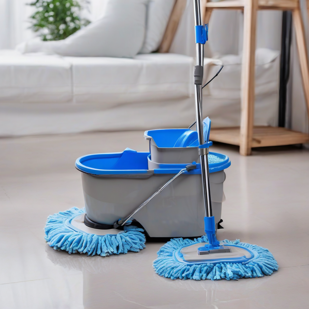 Mop Girátorio Cleaner Profissional – Balde com Centrífuga 14L + Refil Duplo e Cabo Reforçado - MN — análise em Produtos Review Online