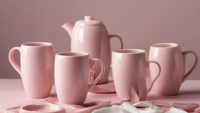 Kit 4 Xícaras Porcelana Rosa Coração: Vale a Pena? - Todos os artigos