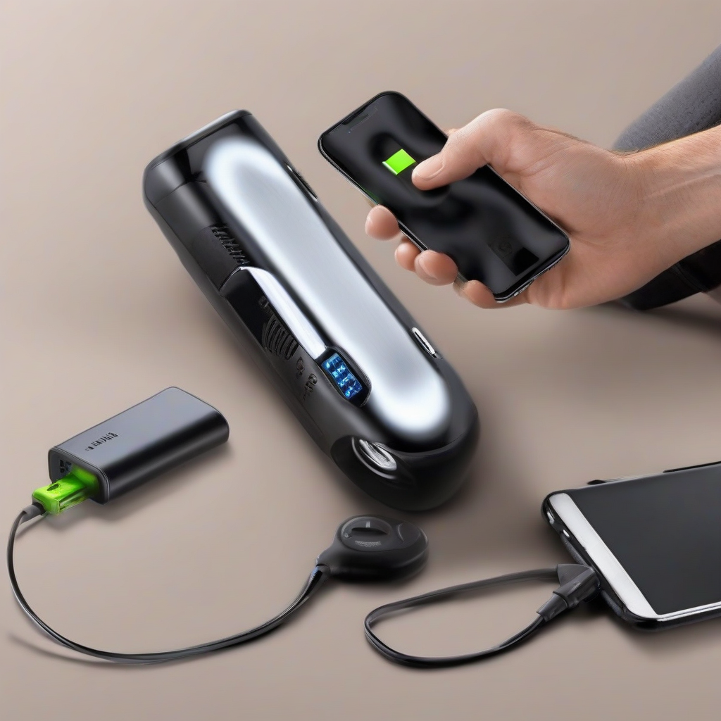 Bomba de Ar Portatil Compressor Inflator Multi-função 4 em 1 PowerBank 8kmah Bateria Calibrador de Carro Auto Pneu — análise em Produtos Review Online