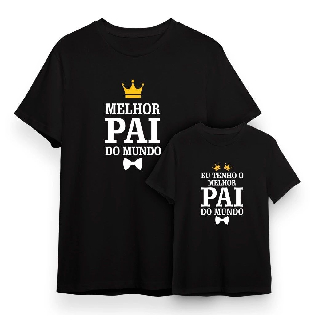 Kit 2 Camisetas Melhor Pai Do Mundo / Kit Pai e Filho — análise em Produtos Review Online