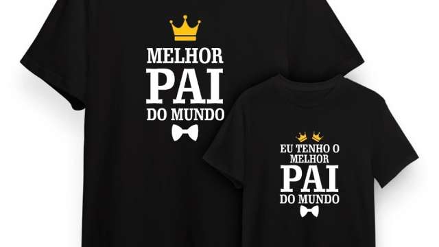 Kit 2 Camisetas Melhor Pai Do Mundo: Vale a Pena? - Todos os artigos